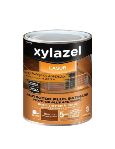 Xylazel Lasur Plus Decora Satinado Teca 750 ml