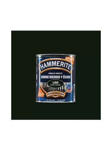 Hammerite Esmalte Liso Brillante Verde Oscuro 5 L