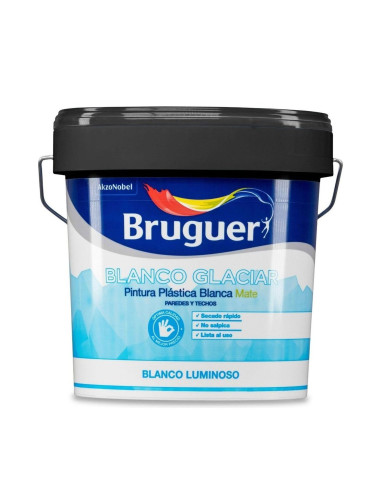 Bruguer Pintura Plástica Blanco Glaciar 4 L