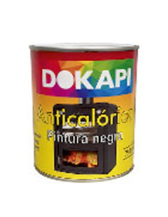 Dokapi Esmalte Anticalórico Negro 450º 125 ml
