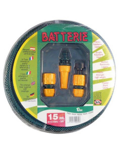 KIT MANGUERA BATTERIE 15 MT. 10 BAR ACCESORIOS