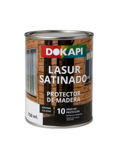 Dokapi Lasur al Disolvente Satinado Natural 750 ml