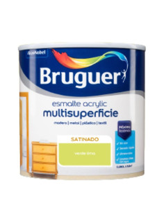 Bruguer Acrylic Esmalte Multisuperficie Satinado Verde Lima 250 ml