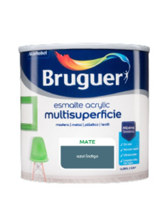 Bruguer Acrylic Esmalte Multisuperficie Mate Azul Índigo 250 ml