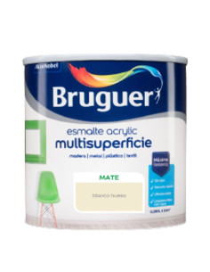 Bruguer Acrylic Esmalte Multisuperficie Mate Blanco Hueso...