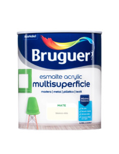 Bruguer Acrylic Esmalte Multisuperficie Mate Blanco Roto...