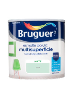 Bruguer Acrylic Esmalte Multisuperficie Mate Mint 250 ml