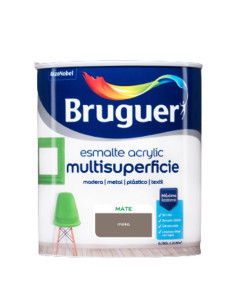 Bruguer Acrylic Esmalte Multisuperficie Mate Moka 750 ml