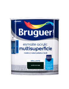 Bruguer Acrylic Esmalte Multisuperficie Brillante Verde Carruajes 750 ml