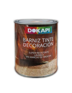 Dokapi Barniz Tinte Brillante Castaño 750 ml