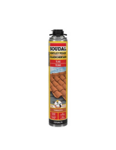 ESPUMA POLIURETANO SOUDAL TEJA 750 ml PISTOLA