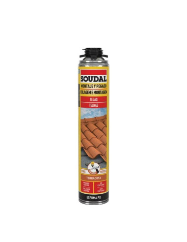 SOUDAL. POLIUR. FOAM 750 RED TRACK. TECIDO