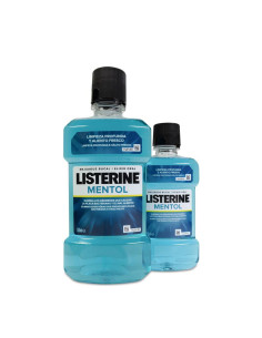 PACOTE LISTERINE MENTOL COLUTÓRIO 500 ML  250 ML