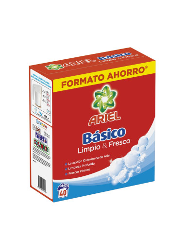 Detergente Ariel Basico Maleta 40 Dosis 2,6KG