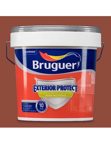 BRUGUER EXTERIOR PROTECT REVESTIMIENTO 10 AÑOS 4 l. TERRACOTA