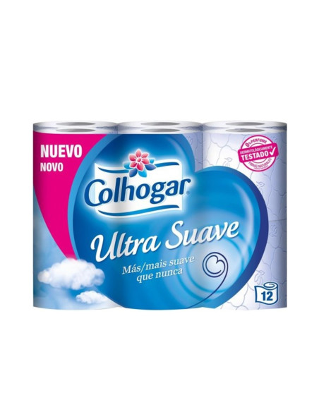 Papel Higienico Colhogar Ultra Suave 12 uds Dermia