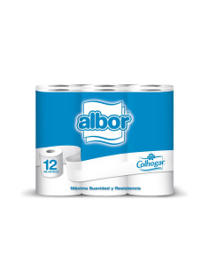 PAPEL HIGIENICO ALBOR 12 uds 2