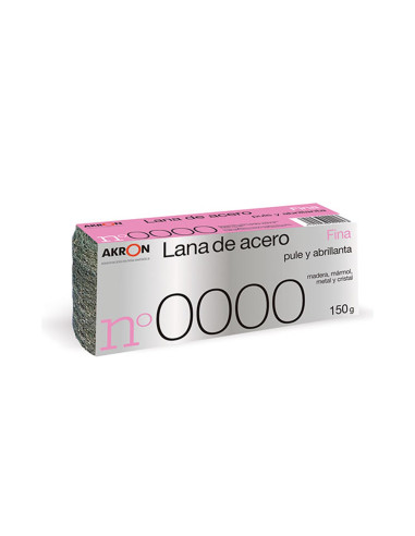 Bobina de Lana de Acero 150 g, grano fino 0000