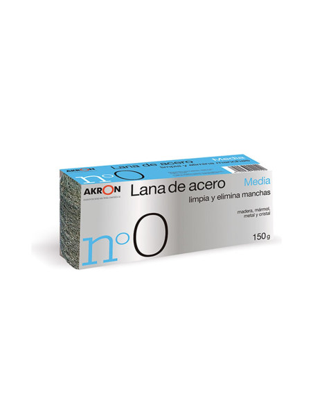 Bobina de Lana de Acero 150 g, grano medio 0