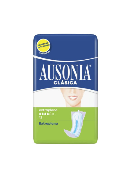 COMPRESAS AUSONIA EXTRAPLANA NORMAL 12 uds