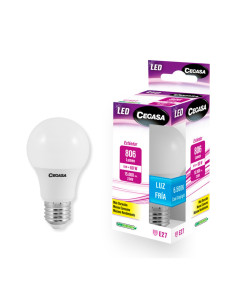 LAMPARA LED CEGASA STANDARD 8W BLANCA