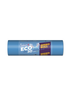BOLSA BASURA SAPLEX 55x60 PAQUETE  15 uds ECO AZUL