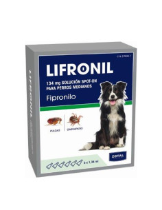 PIPETAS LIFRONIL PERROS MEDIANOS 6 x 134 ml