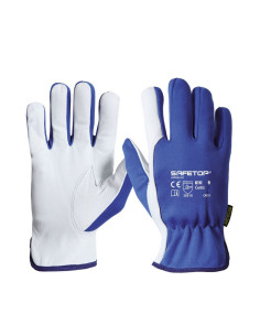 GUANTES SAFE TOP NYLON PIEL 111 TALLA 10