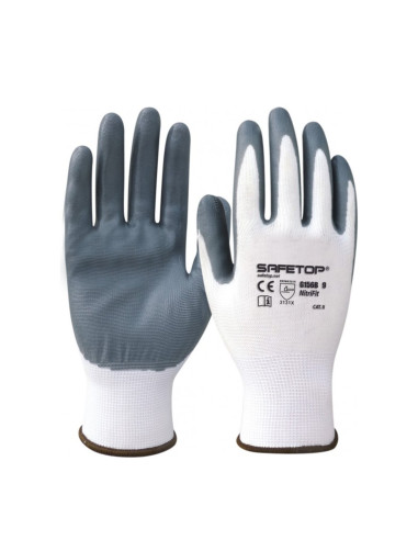 GUANTES SAFE TOP NYLON SINTETICO DE NITRILO...