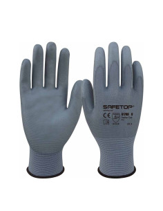 GUANTES SAFE TOP 170B TALLA 06 POLIURETANO GRIS