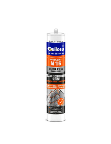 SILICONA NEUTRA N-16 CARTUCHO 300 BLANCO