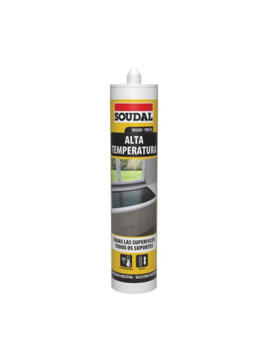 Silicona Alta Temperatura 300º Soudal CR.290...