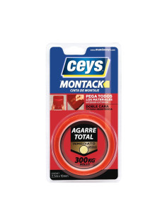 CINTA MONTAJE DOBLE CARA MONTACK CEYS 2,5m x 19mm