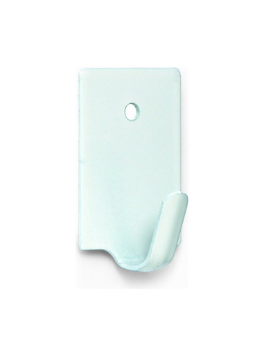 COLGADOR ADHESIVO 7027 BLISTER 4 LACADO BLANCO