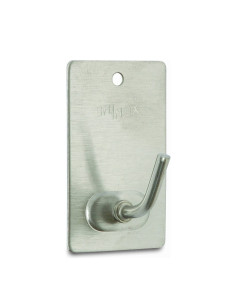COLGADOR ADHESIVO 7026 BLISTER 3 INOX