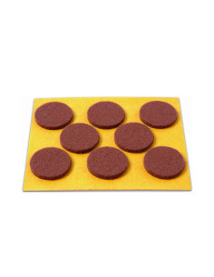 FIELTRO ADHESIVO 7071 BLISTER  08 MARRON REDONDO