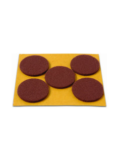 FIELTRO ADHESIVO 7080 BLISTER  05 MARRON REDONDO