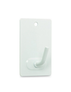 COLGADOR ADHESIVO 7026 BLISTER 3 LACADO BLANCO