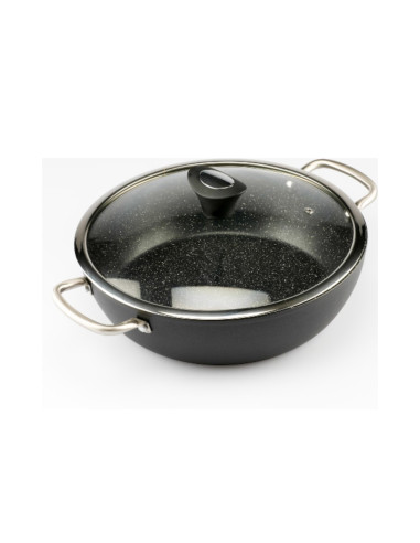 CACEROLA PIEDRA BLACK 28 cm