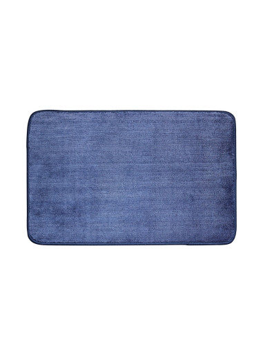 TAPETE DE CASA DE BANHO 40X60 MICROF. NAVY AZUL