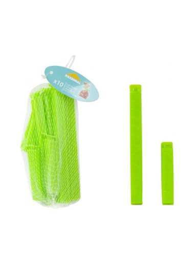 PINZA PLASTICO BOLSA 2 TAMAÑOS 10 uds ROZENBAL