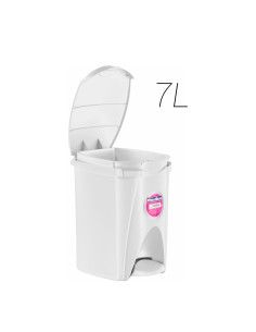 CUBO BASURA PK PEDAL 7 L  NATURE