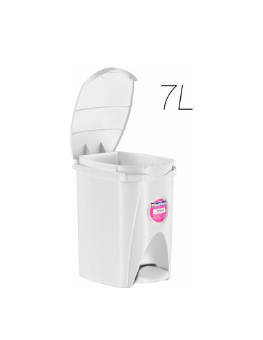 CUBO BASURA PK PEDAL 7 L  NATURE