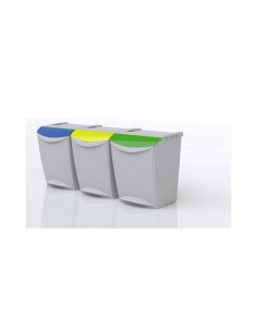 LIXO DE RESÍDUOS. ECO. DENOX 25L. PEDAL AZUL.
