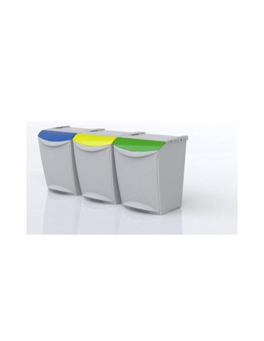 CUBO BASUR.ECO.DENOX 25L.PEDAL AZUL