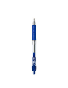 BOLIGRAFO CRISTAL GOMA BOLA TINTA ACEITE AZUL