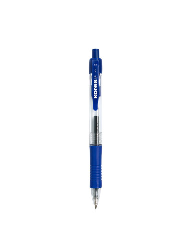 BOLIGRAFO CRISTAL GOMA GEL TINTA GEL AZUL