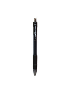 BOLIGRAFO CRISTAL GOMA GEL TINTA GEL NEGRO