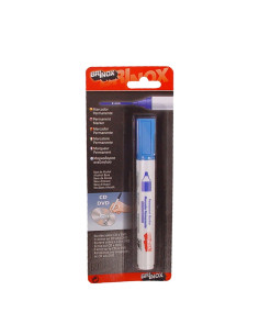 ROTULADOR BRINOX PUNTA GRUESA AZUL