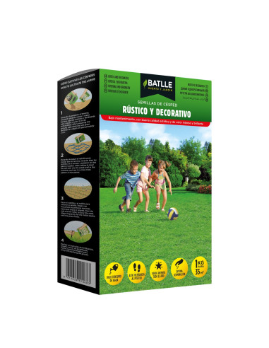 CESPED BATLLE PAQUETE 1 KG RUSTICO